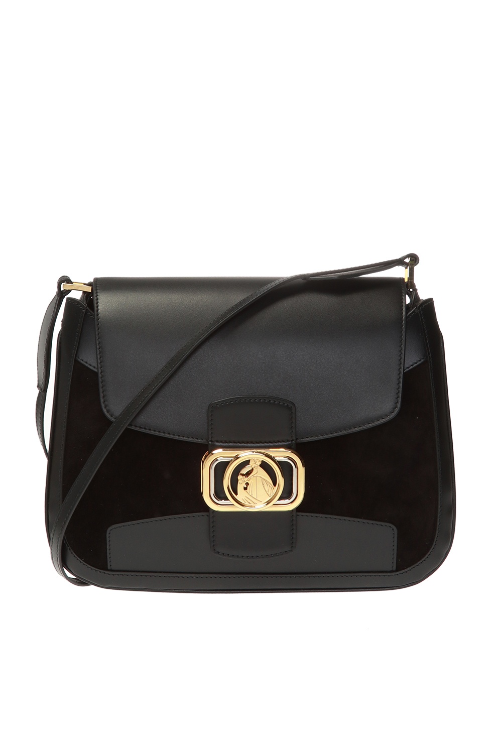 Black 'Swan' shoulder bag with logo Lanvin - Vitkac Canada